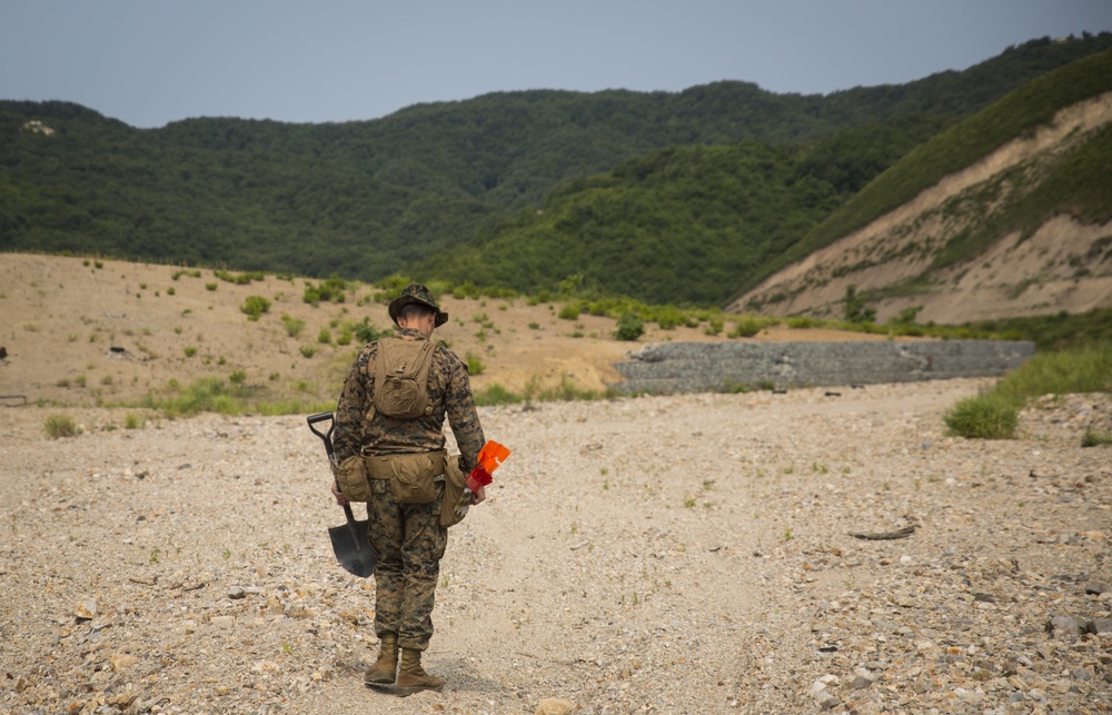 EOD Marines strengthen relationship with Republic of Korea Marines by conducting an operational area clearance of unexploded ordnance