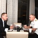 Congressman Tim Murphy and Commander in the Navy Reserves and Vice Admiral Forrest Faison Surgeon General and Chief, Bureau of Medicine and Surgery talk over breakfast
