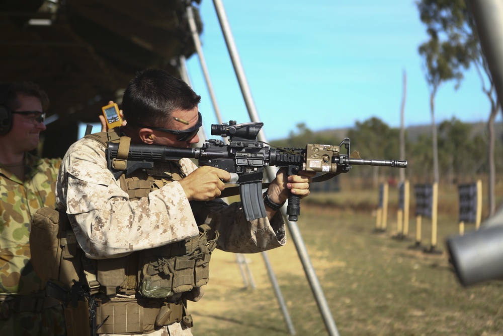 3rd Battalion, 4th Marine Regiment Experience the Enhanced Combat Shooting Course