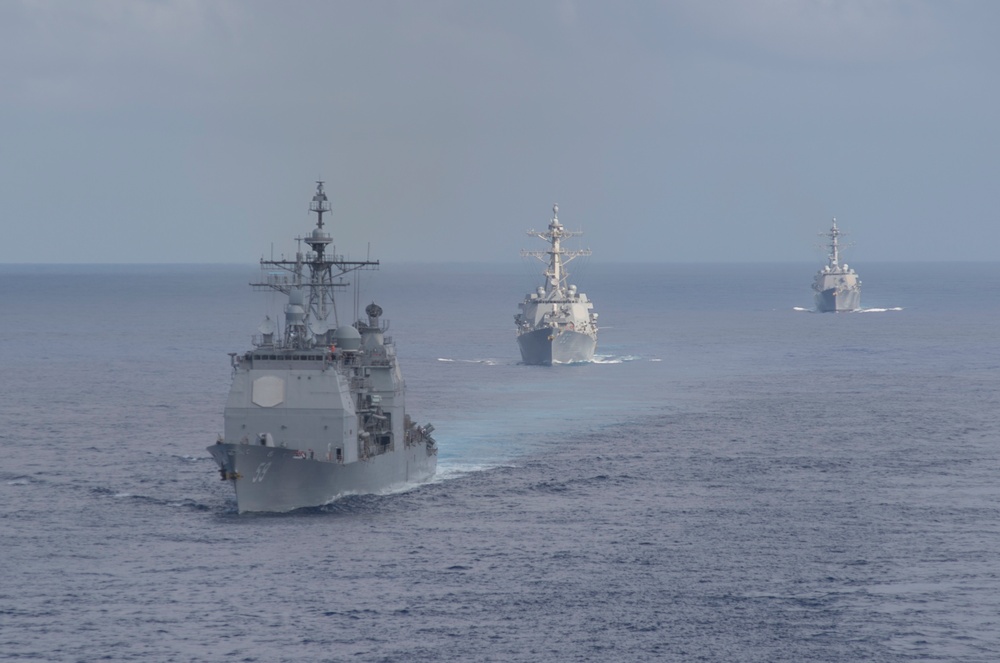 Ships Conduct Replenishment-At-Sea