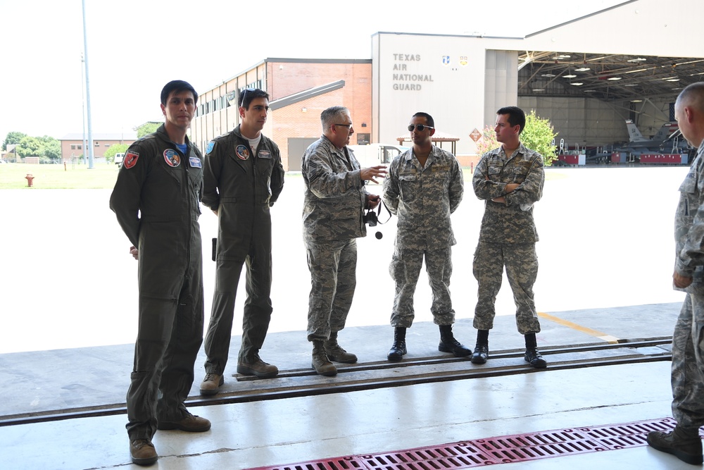 Chilean air force visiting the 149th Fighter Wing