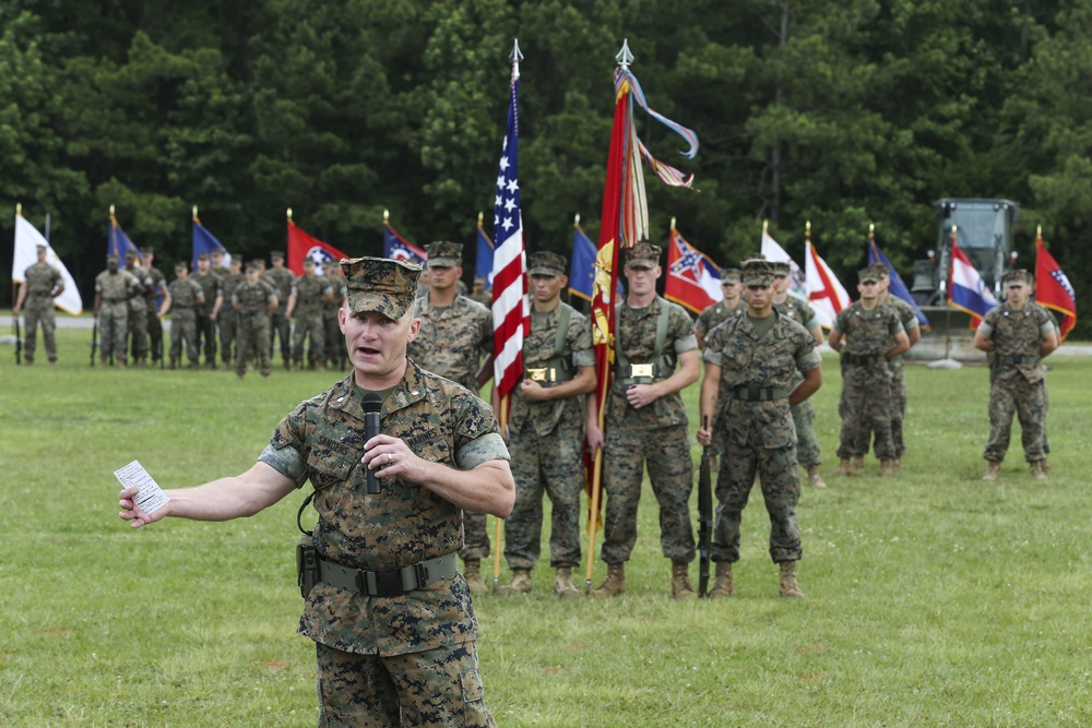 CLB 22 Change of Command