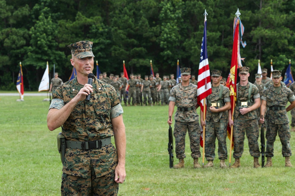 CLB 22 Change of Command