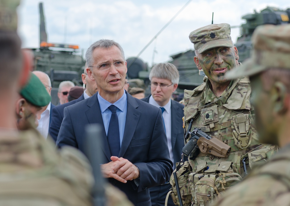 Lithuanian President and NATO Secretary General visit Saber Strike