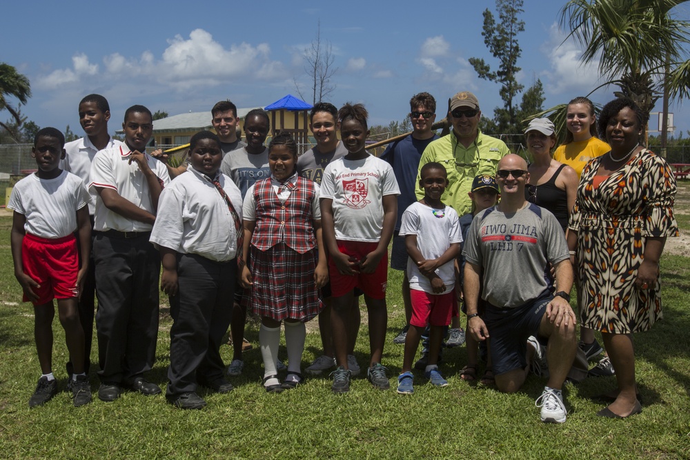 MHG Marines revitalize Bahamian primary school after Hurricane Matthew