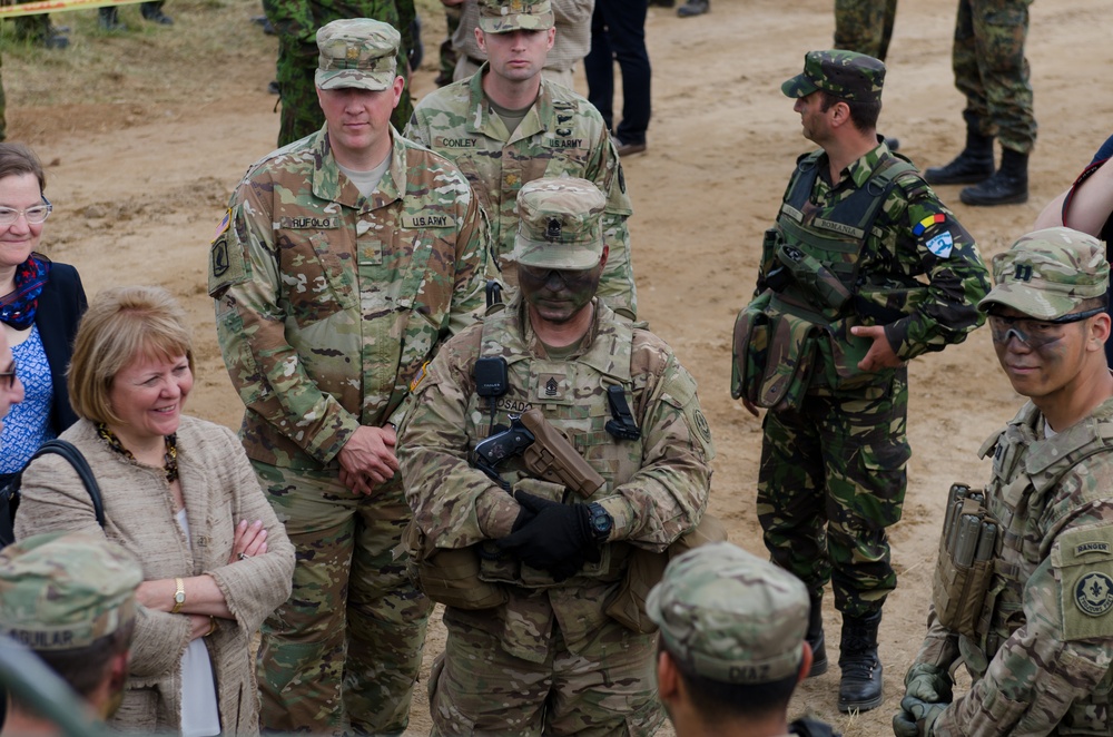 Lithuanian President and NATO Secretary General visit Saber Strike