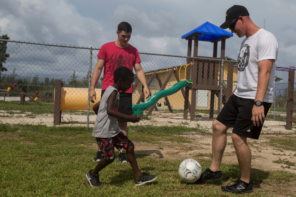 MHG Marines revitalize Bahamian primary school after Hurricane Matthew