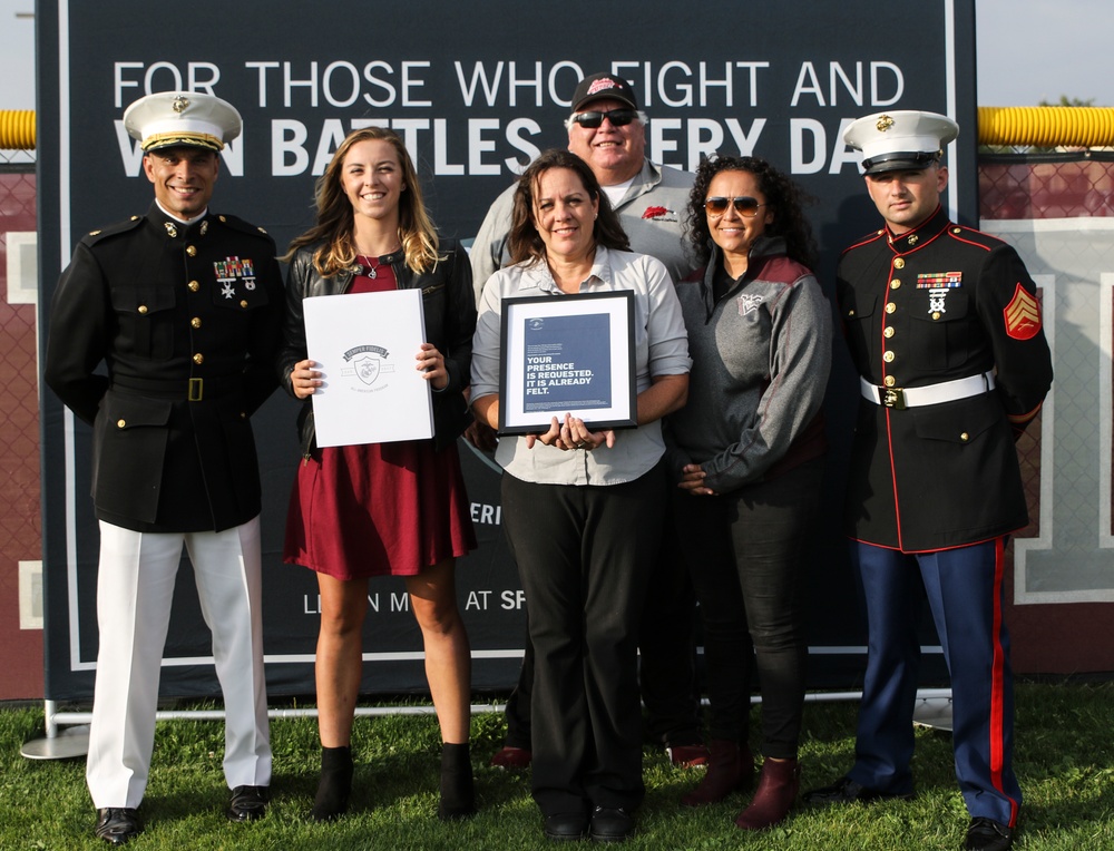 DVIDS - Images - Marines Perform at University of Oregon Baseball