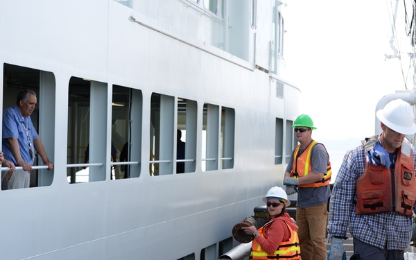 NAVSUP FLC Puget Sound Hosts WA Ferry for Fueling Exercise