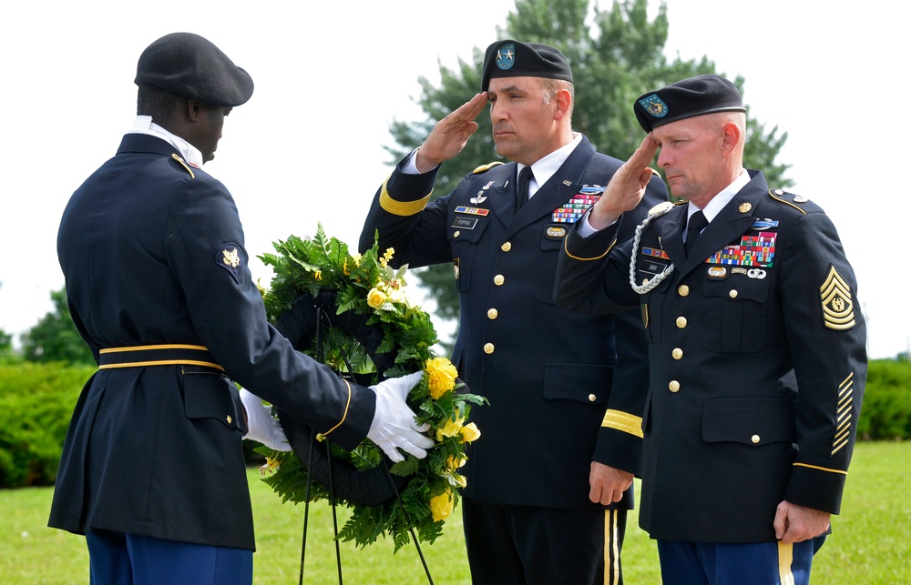 The Division Memorial Ceremony