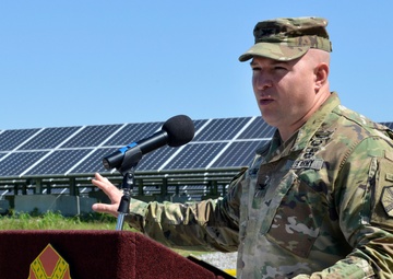 The Solar Array Ribbon Cutting ceremony