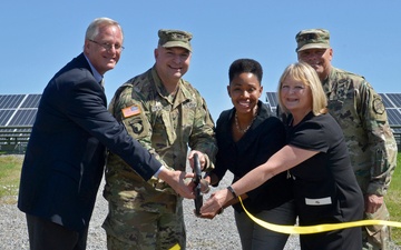 The Solar Array Ribbon Cutting ceremony