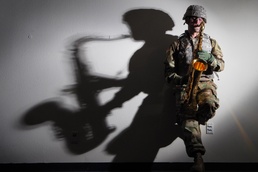 Army bandsman follows family tradition-his way