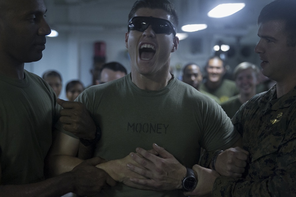 Taser, Taser, Taser, 31st MEU Marines, Sailors learn nonlethal weapons tactics