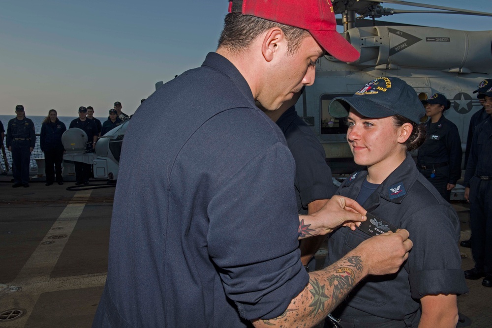 Truxtun, part of the George H.W. Bush Carrier Strike Group (GHWBCSG), is conducting naval operations in the U.S. 6th Fleet area operations in support of U.S. national security interests in Europe and Africa.