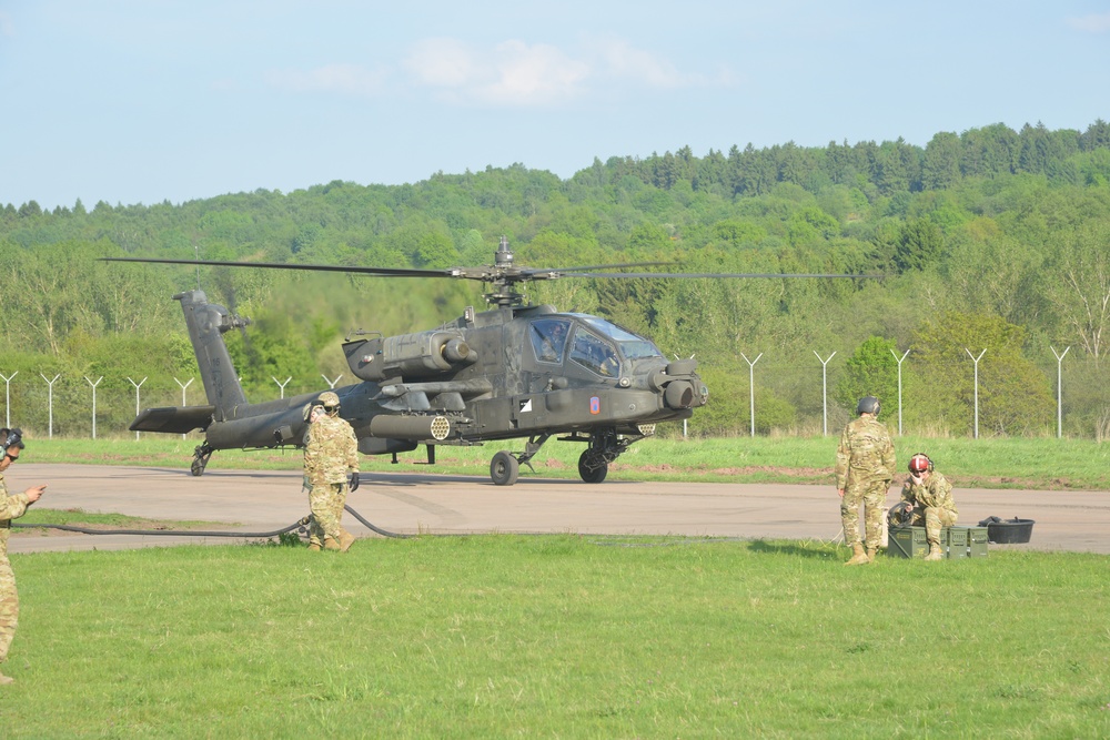 CH-47 Refueling At The Baumholder Airfield