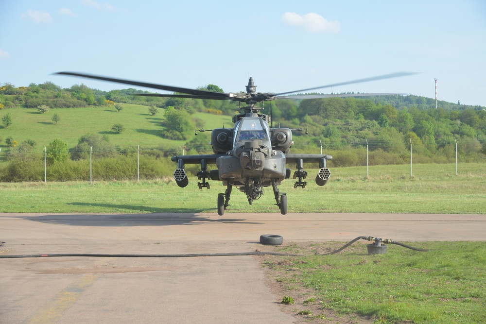 CH-47 Refueling At The Baumholder Airfield