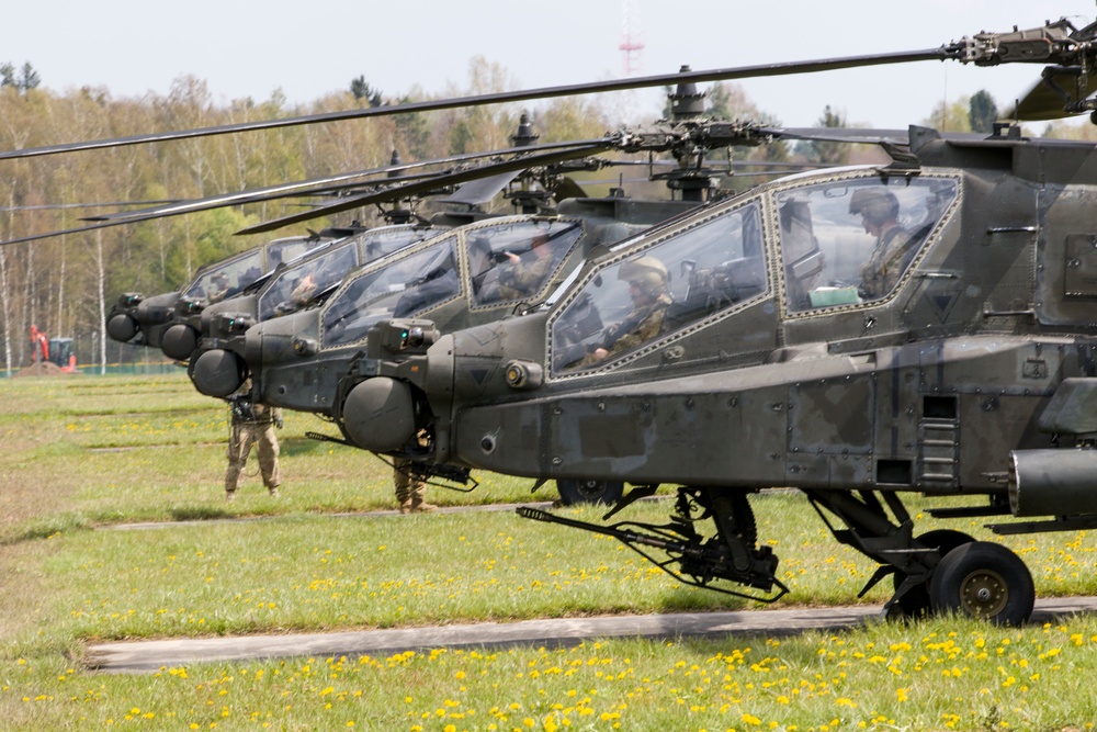 10th CAB aircraft arrive for Summer Shield exercise in Germany