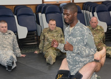 228th Transportation Battalion completes combatives training