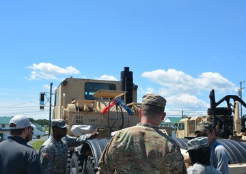 228th Transportation Battalion trains on trucks
