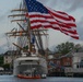 Coast Guard patrols near Charlestown Navy Yard in Boston