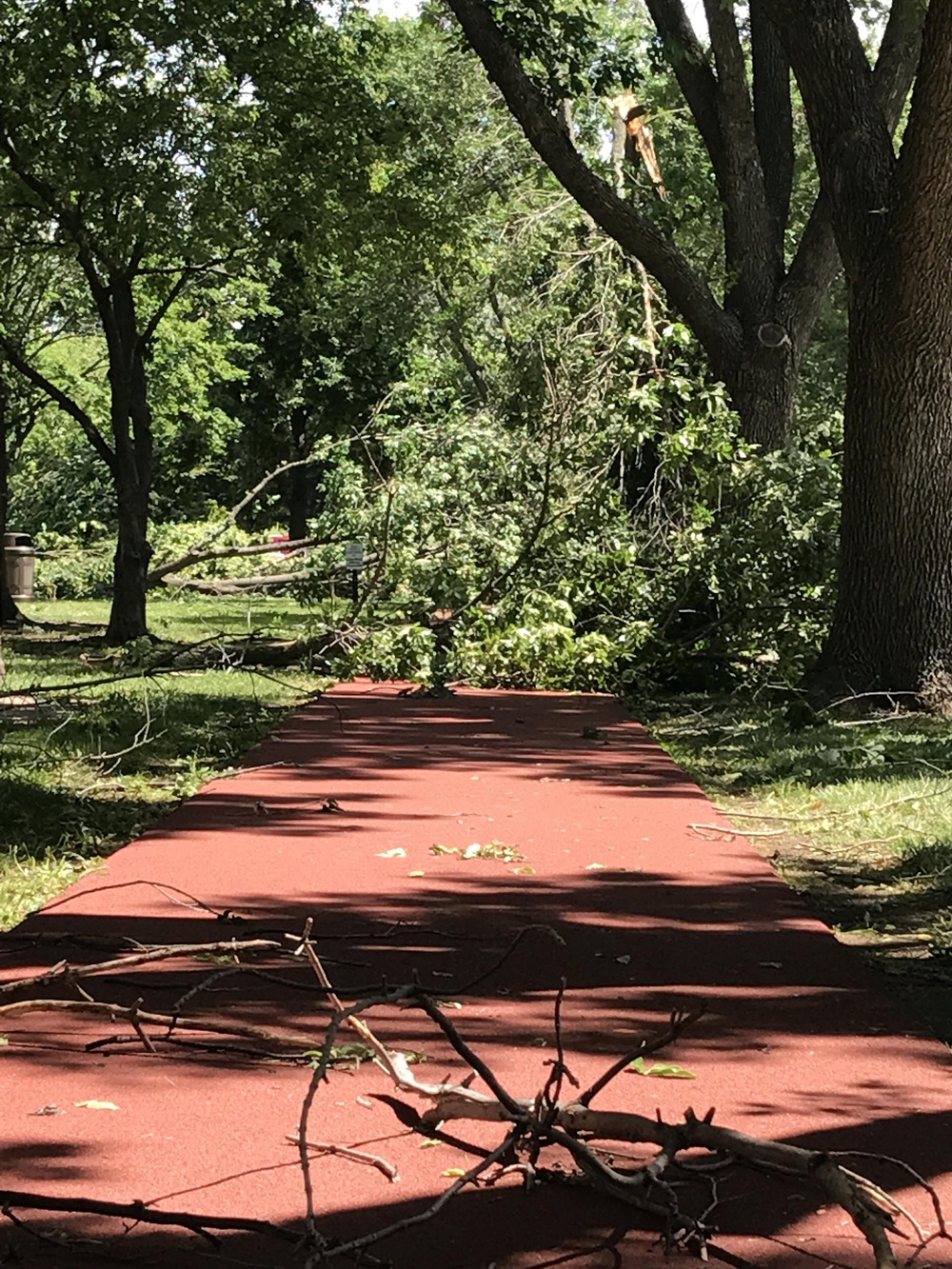 Storm causes significant damage to base