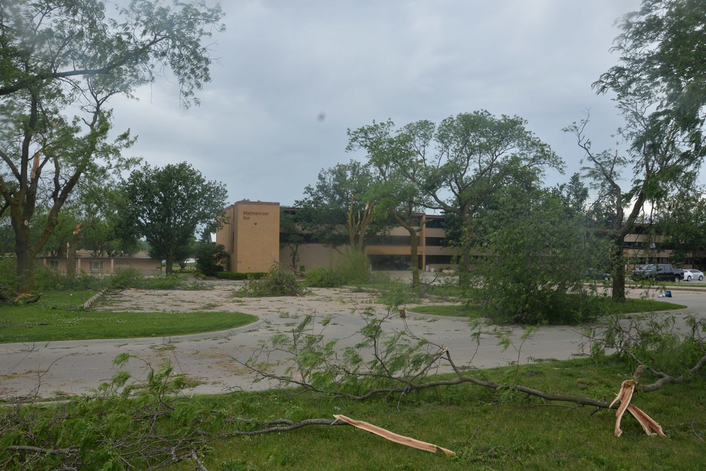 Storm causes significant damage to base