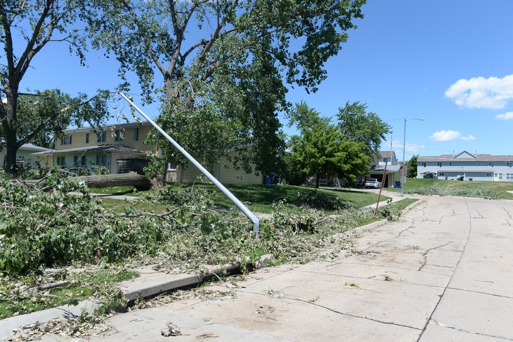 Storm causes significant damage to base