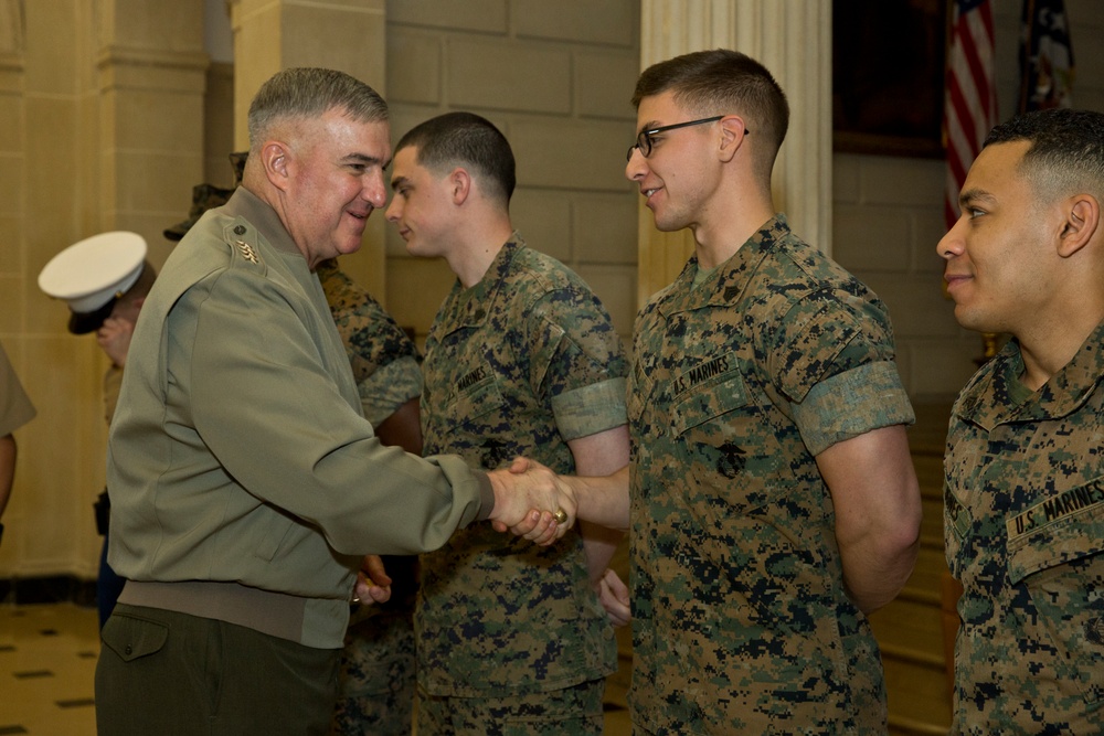 ACMC Visits MSG Marines