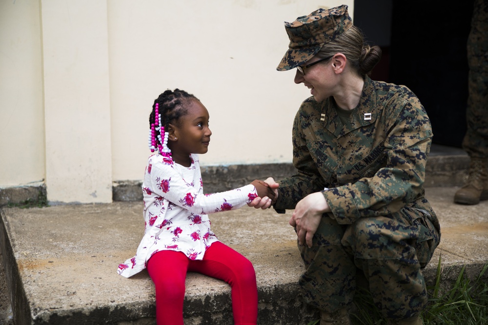 SPMAGTF-SC Marines hold opening ceremony for Honduras school projects