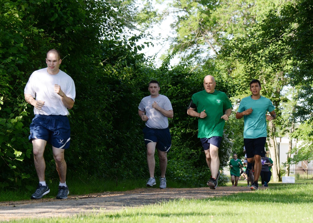 Base safety hosts fun run