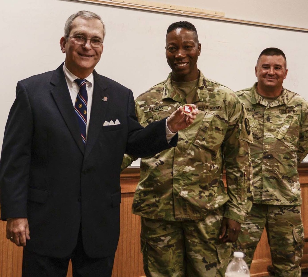 La. National Guard engineer company receives unit award