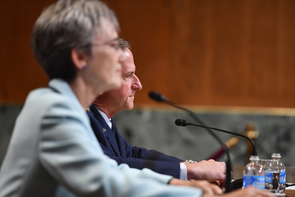 Secretary of the Air Force and Air Force Chief of Staff Testify for the Senate Appropriations Committee