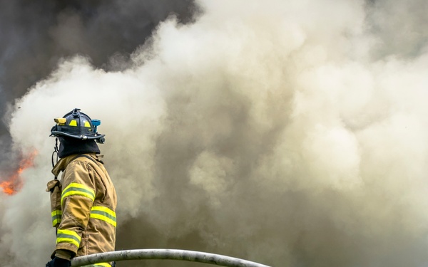 Up in flames: Fire Department conducts live fire training