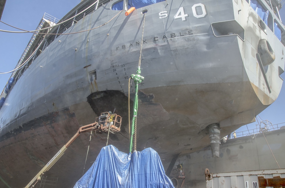 Sandblasting the Hull