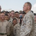 CMC Visits Marines with SPMAGTF Central Command