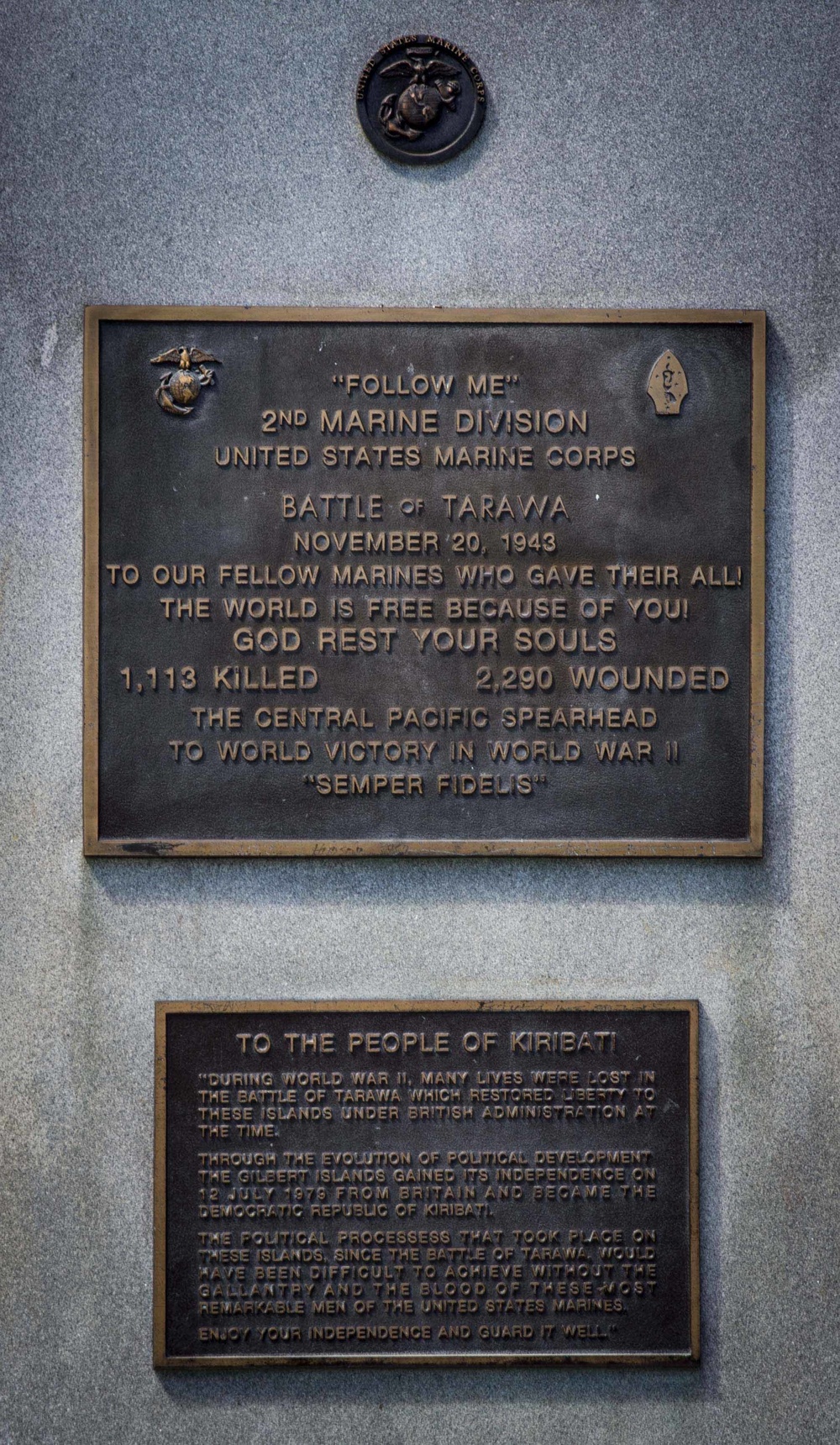 Tarawa Memorial Cleanup