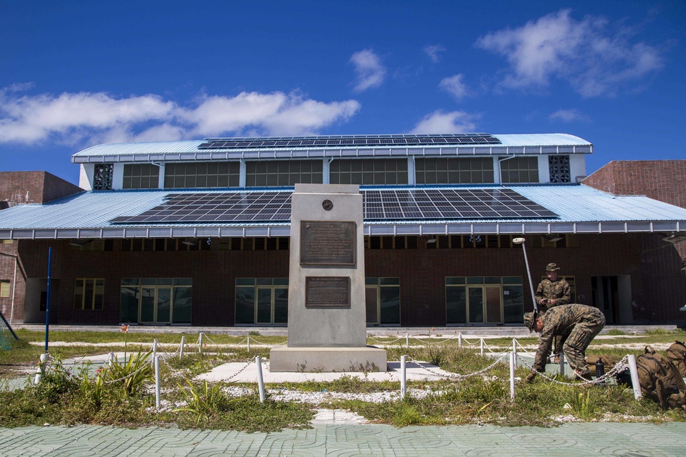 Tarawa Memorial Cleanup