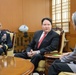 Gen. Brooks, Chargé d’Affaires Knapper, Minister Kang Meet for First Time