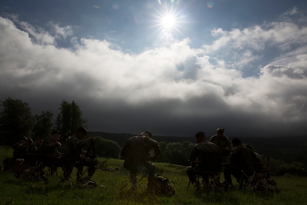 U.S. Marines and British soldiers team up for Exercise Phoenix Odyssey