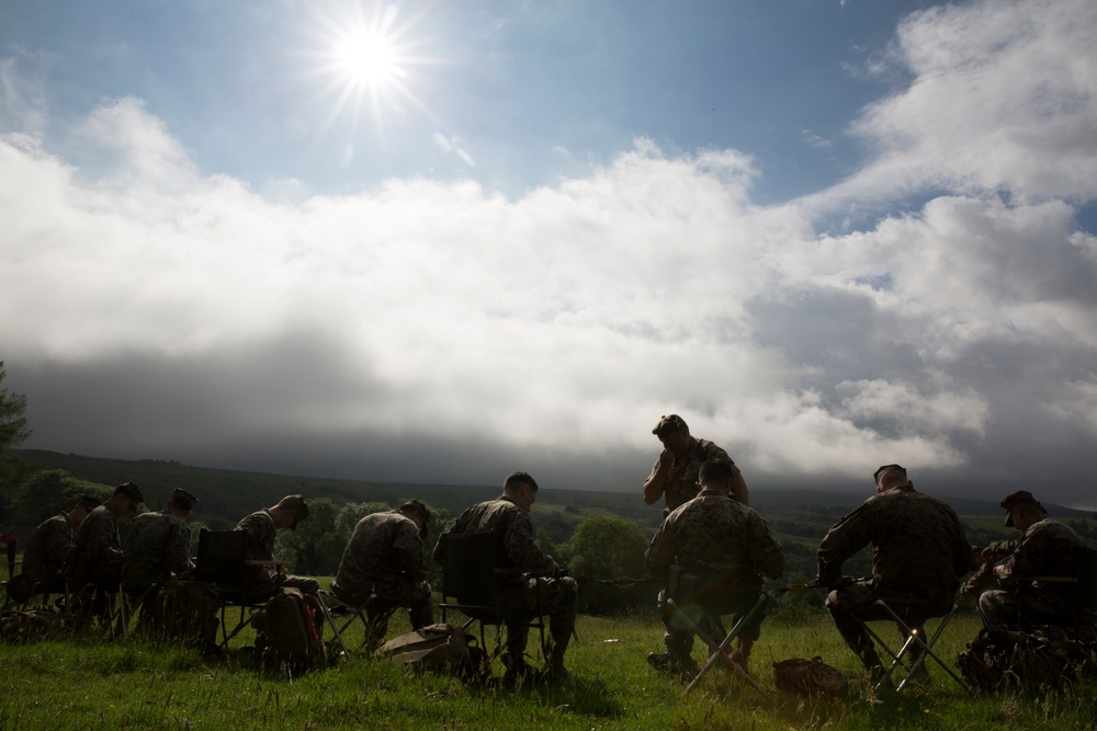 U.S. Marines and British soldiers team up for Exercise Phoenix Odyssey
