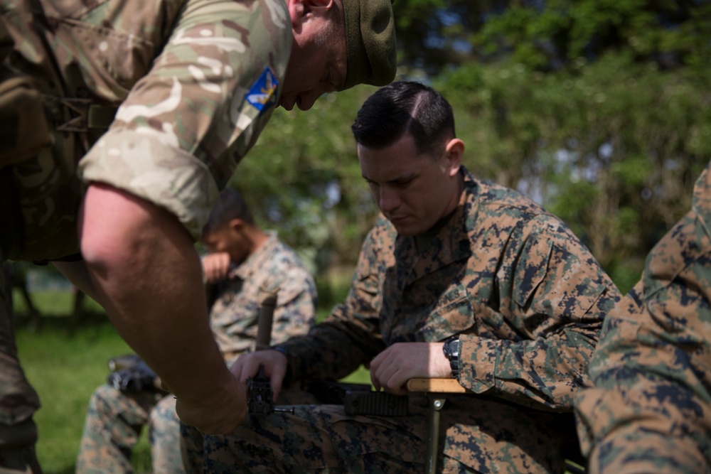 U.S. Marines and British soldiers team up for Exercise Phoenix Odyssey