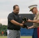 Col. Dunne meets Tides general manager