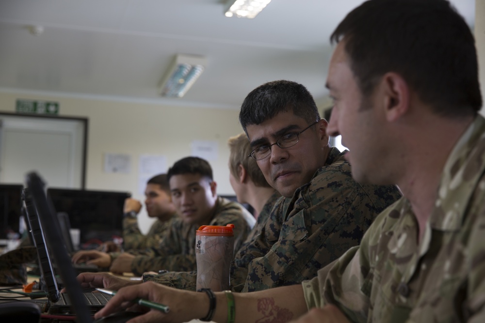 U.S. Marines and British soldiers team up for Exercise Phoenix Odyssey