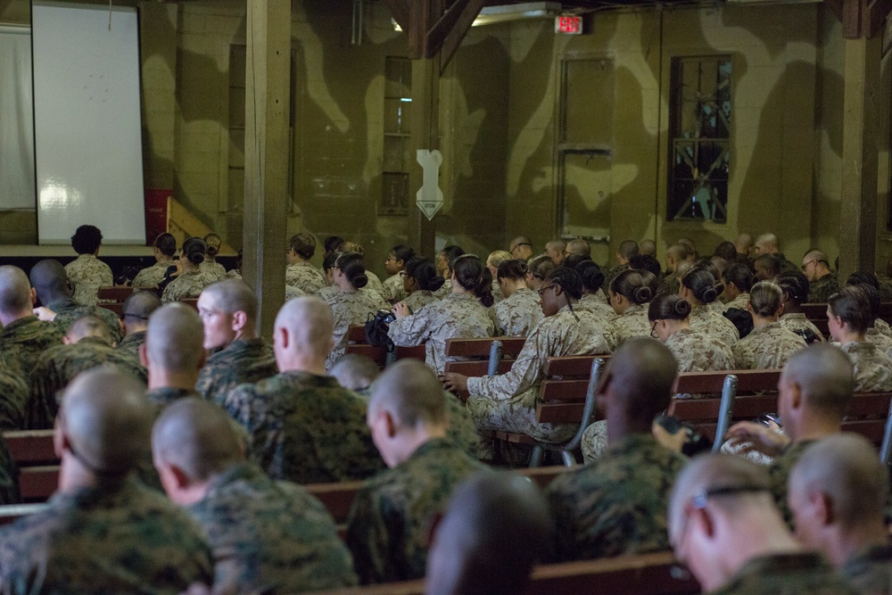 Alpha and Papa Company go through the Gas Chamber