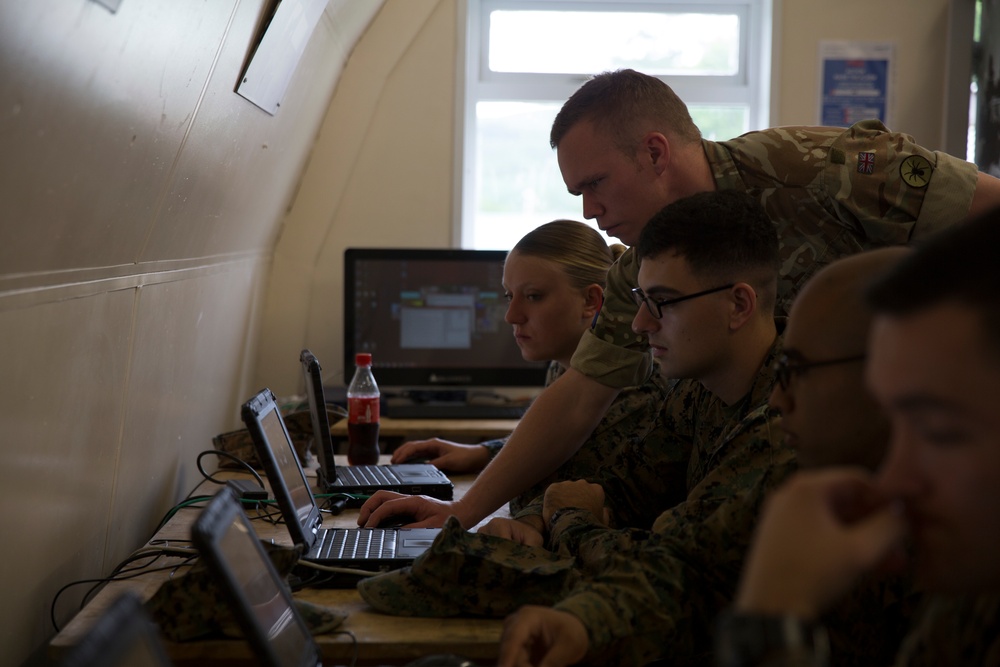 U.S. Marines and British soldiers team up for Exercise Phoenix Odyssey