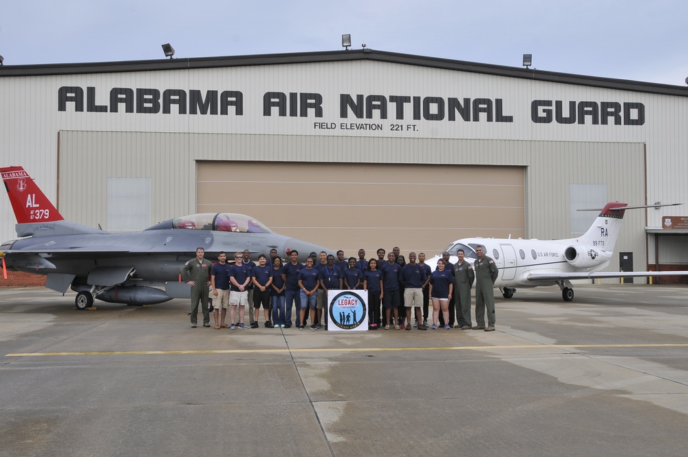 Legacy Flight Academy Visits 187th Fighter Wing