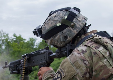 Soldier Engages Targets