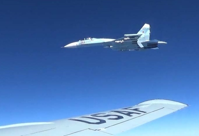 Russian Fighter Intercepts US Aircraft