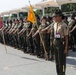 Marine recruits demonstrate discipline through drill on Parris Island